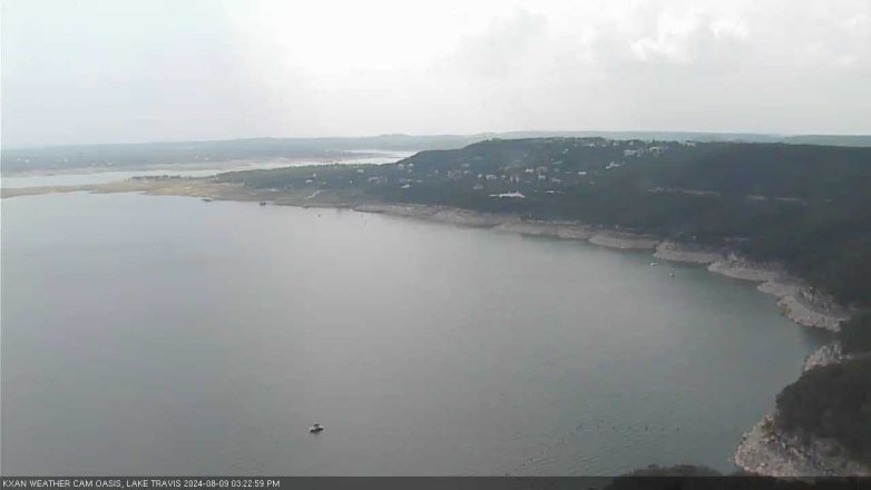Lake Travis webcam, August 9, 2024 3:25 PM CT