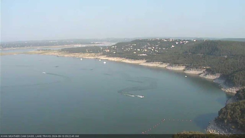 Lake Travis webcam, August 10, 2024 9:25 AM CT