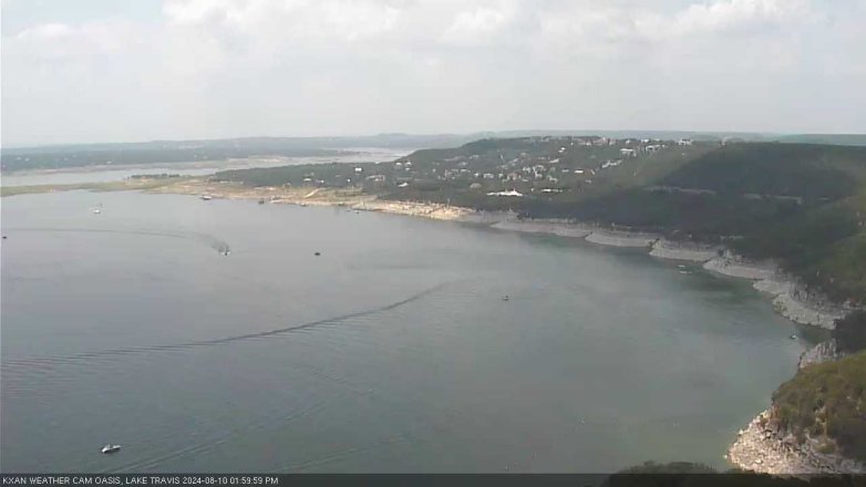 Lake Travis webcam, August 10, 2024 2:00 PM CT