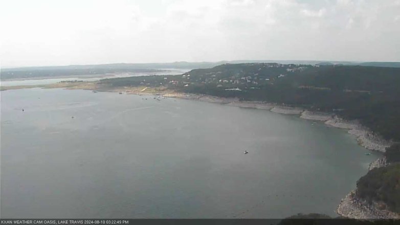Lake Travis webcam, August 10, 2024 3:25 PM CT