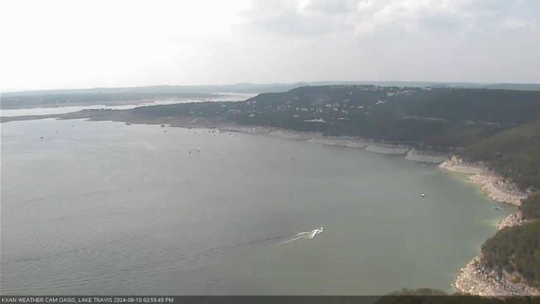 Lake Travis webcam, August 10, 2024 4:00 PM CT
