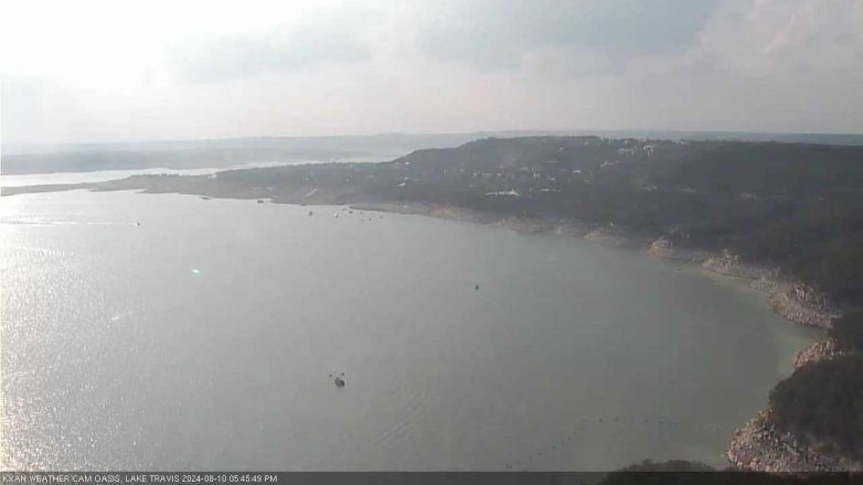 Lake Travis webcam, August 10, 2024 5:45 PM CT