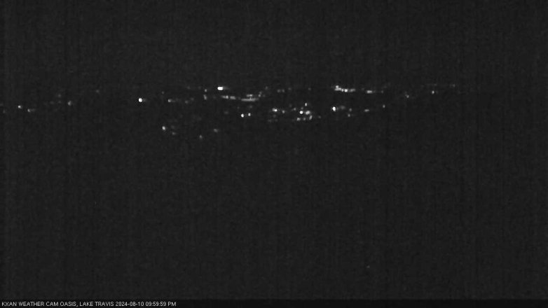 Lake Travis webcam, August 10, 2024 10:00 PM CT