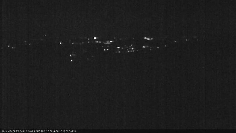Lake Travis webcam, August 10, 2024 11:00 PM CT