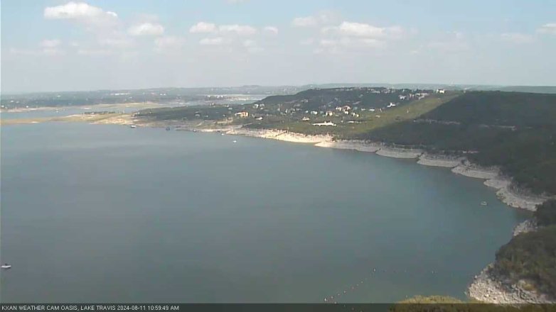 Lake Travis webcam, August 11, 2024 11:00 AM CT