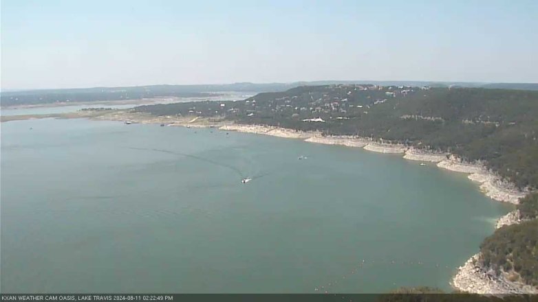 Lake Travis webcam, August 11, 2024 2:25 PM CT