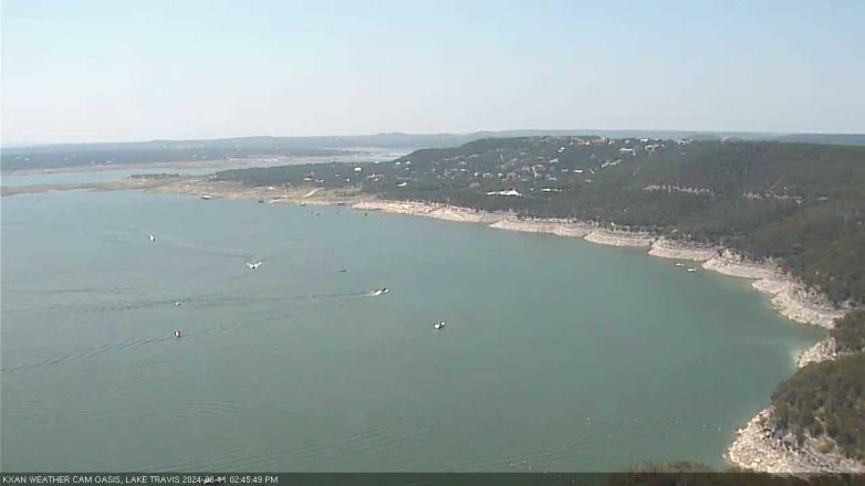 Lake Travis webcam, August 11, 2024 2:45 PM CT