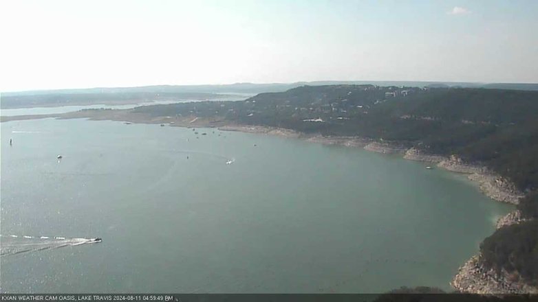 Lake Travis webcam, August 11, 2024 5:00 PM CT