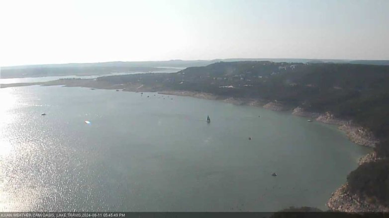 Lake Travis webcam, August 11, 2024 5:45 PM CT