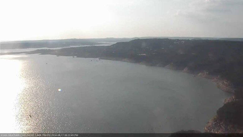 Lake Travis webcam, August 11, 2024 6:25 PM CT