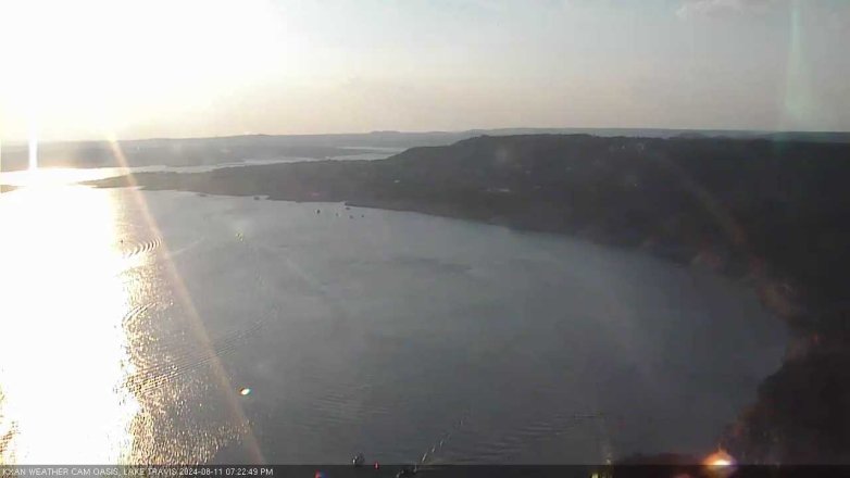 Lake Travis webcam, August 11, 2024 7:25 PM CT
