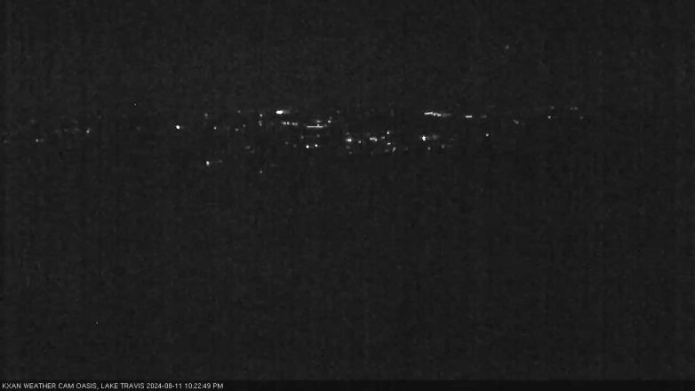 Lake Travis webcam, August 11, 2024 10:25 PM CT