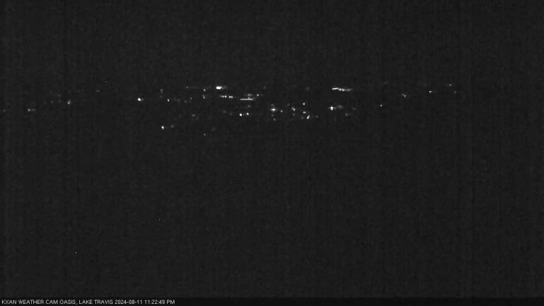 Lake Travis webcam, August 11, 2024 11:25 PM CT