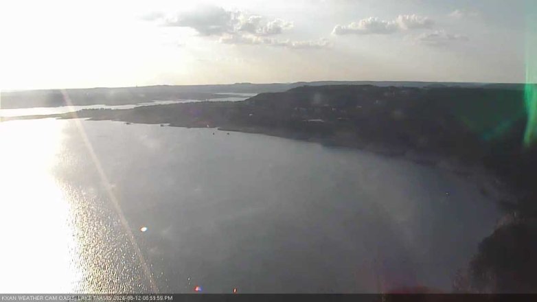 Lake Travis webcam, August 12, 2024 7:00 PM CT