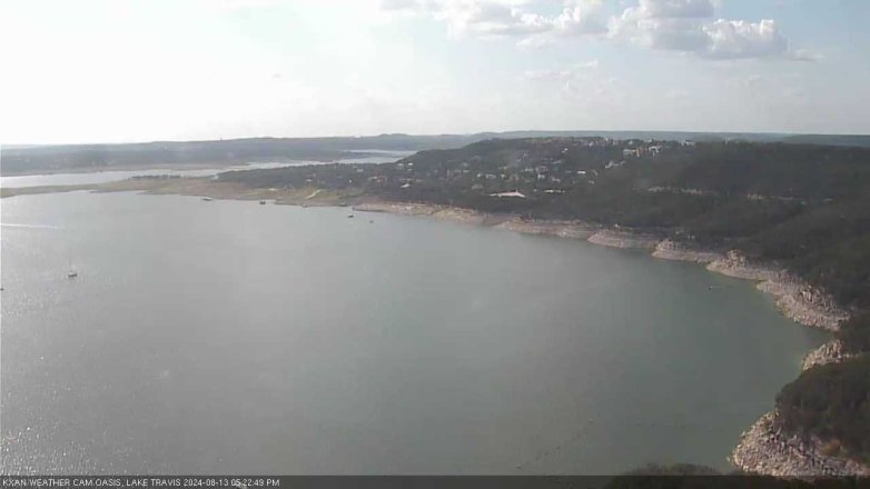 Lake Travis webcam, August 13, 2024 5:25 PM CT