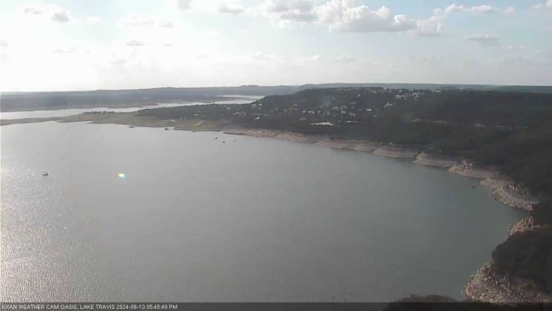 Lake Travis webcam, August 13, 2024 5:45 PM CT