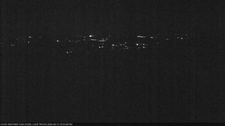 Lake Travis webcam, August 13, 2024 10:25 PM CT