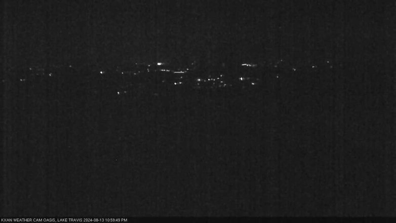 Lake Travis webcam, August 13, 2024 11:00 PM CT