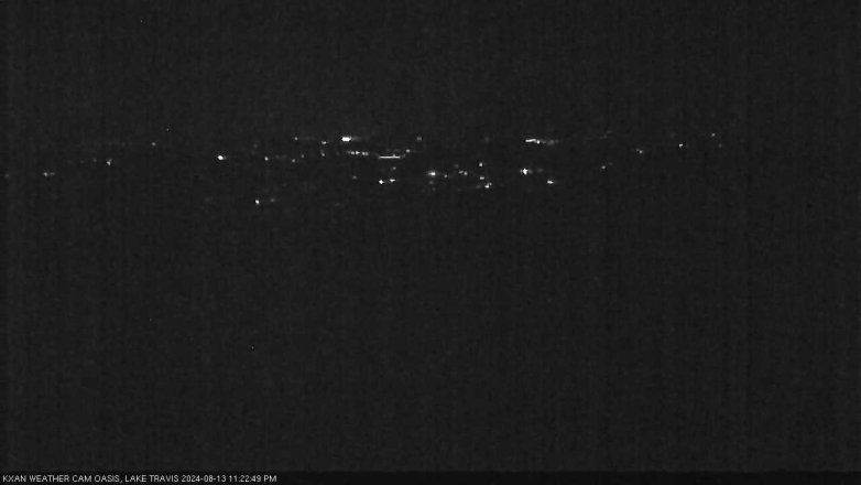 Lake Travis webcam, August 13, 2024 11:25 PM CT
