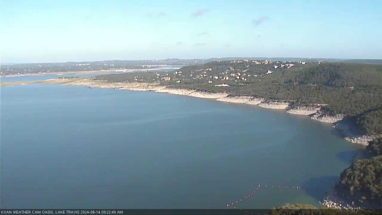 Lake Travis webcam, August 14, 2024 9:25 AM CT