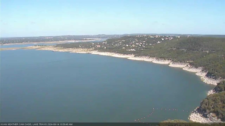 Lake Travis webcam, August 14, 2024 11:00 AM CT