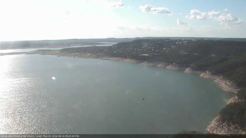 Lake Travis webcam, August 14, 2024 5:45 PM CT