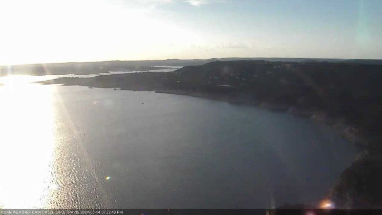 Lake Travis webcam, August 14, 2024 7:25 PM CT