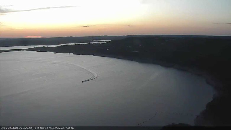 Lake Travis webcam, August 14, 2024 8:25 PM CT