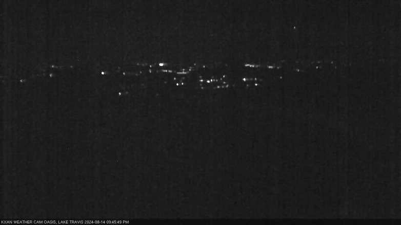 Lake Travis webcam, August 14, 2024 9:45 PM CT
