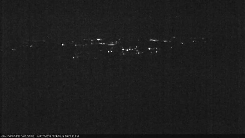 Lake Travis webcam, August 14, 2024 10:25 PM CT