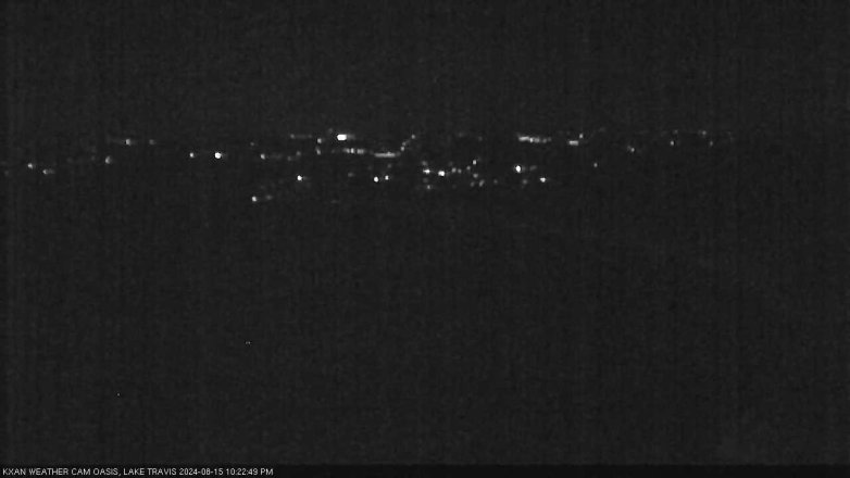 Lake Travis webcam, August 15, 2024 10:25 PM CT