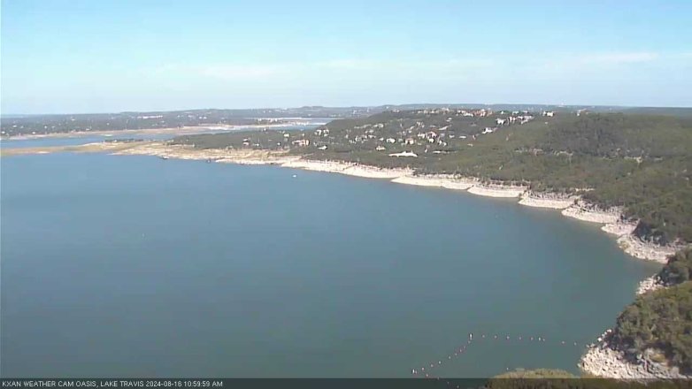 Lake Travis webcam, August 16, 2024 11:00 AM CT