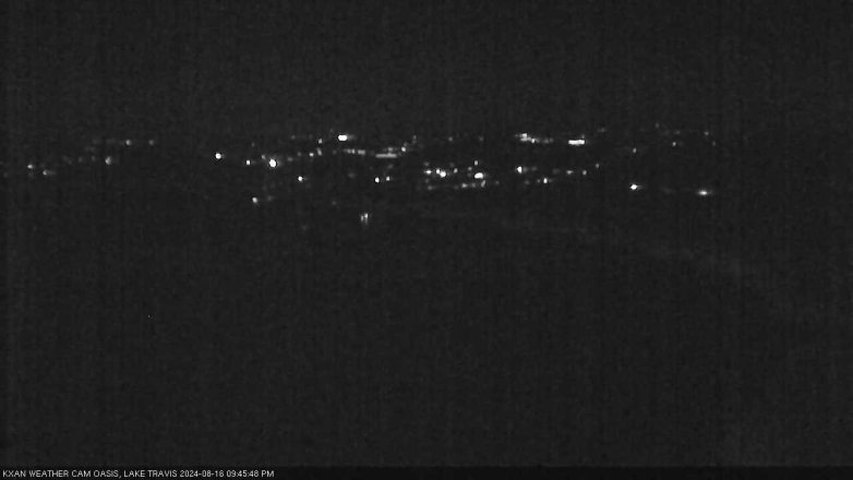 Lake Travis webcam, August 16, 2024 9:45 PM CT