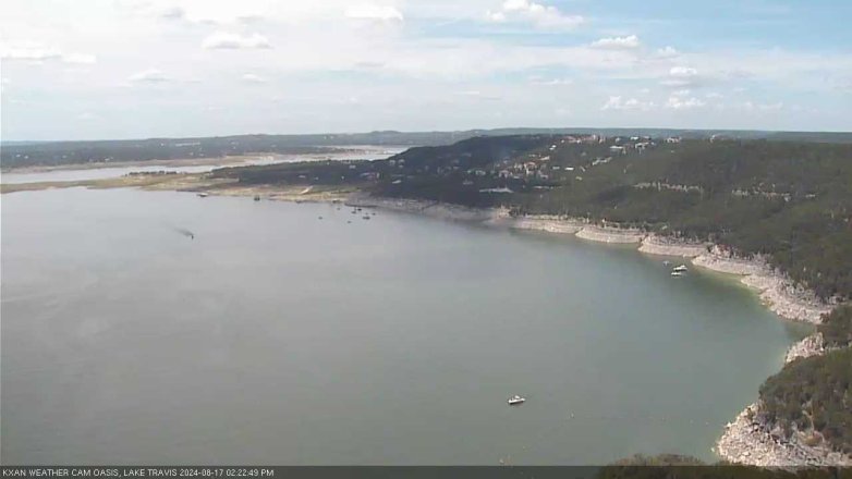 Lake Travis webcam, August 17, 2024 2:25 PM CT