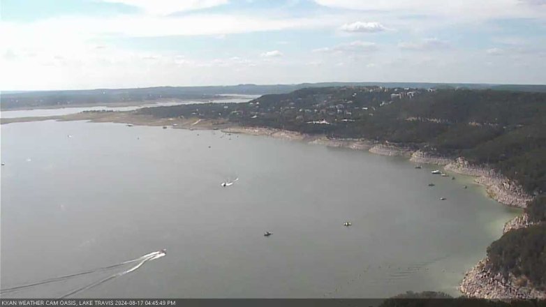 Lake Travis webcam, August 17, 2024 4:45 PM CT