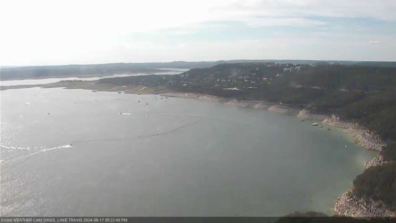 Lake Travis webcam, August 17, 2024 5:25 PM CT