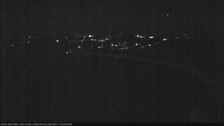 Lake Travis webcam, August 17, 2024 10:25 PM CT