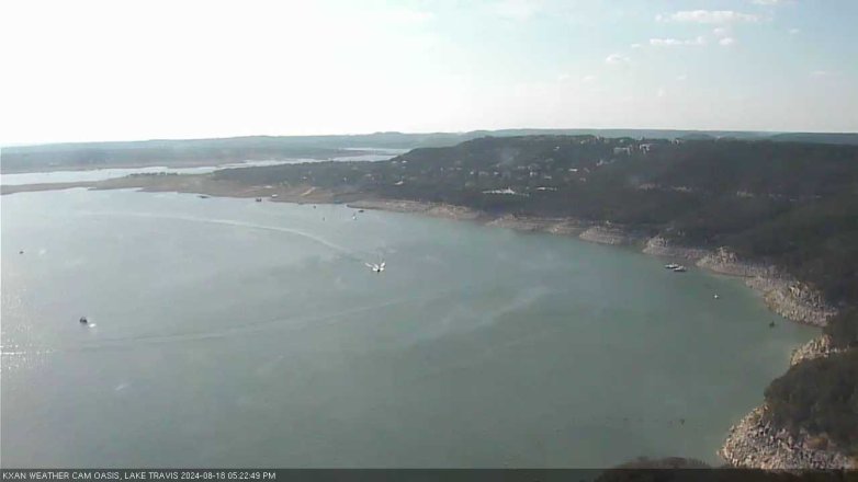 Lake Travis webcam, August 18, 2024 5:25 PM CT