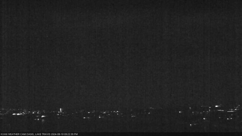Lake Travis webcam, August 18, 2024 9:25 PM CT