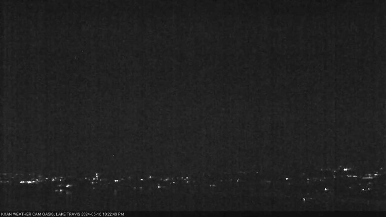 Lake Travis webcam, August 18, 2024 10:25 PM CT