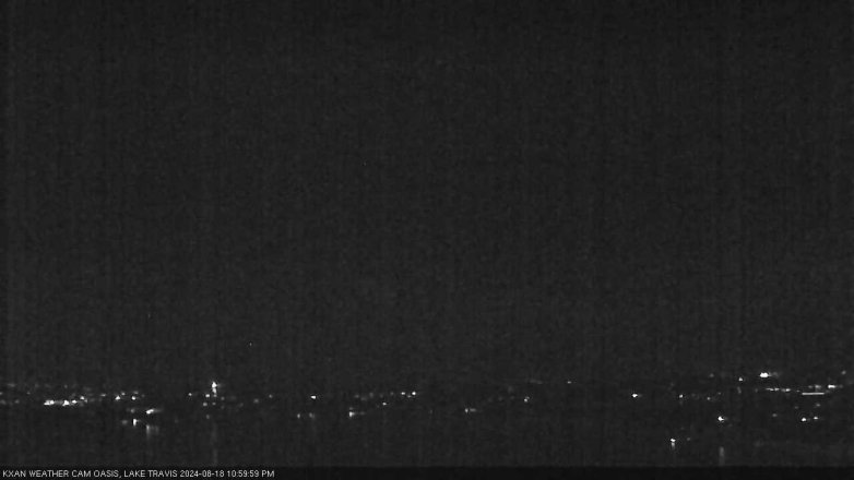 Lake Travis webcam, August 18, 2024 11:00 PM CT