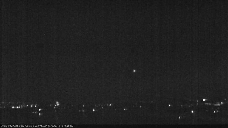 Lake Travis webcam, August 18, 2024 11:25 PM CT
