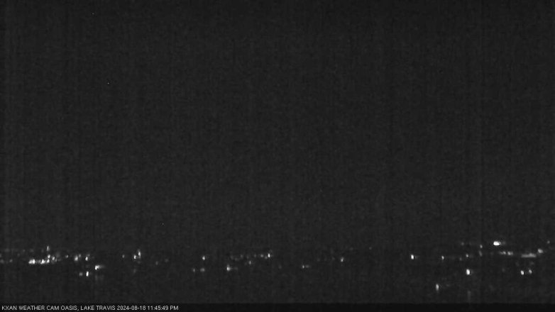 Lake Travis webcam, August 18, 2024 11:45 PM CT