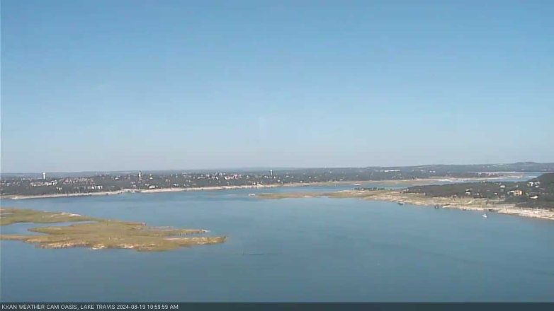 Lake Travis webcam, August 19, 2024 11:00 AM CT