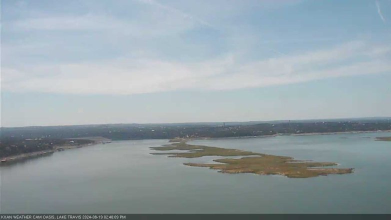 Lake Travis webcam, August 19, 2024 2:45 PM CT