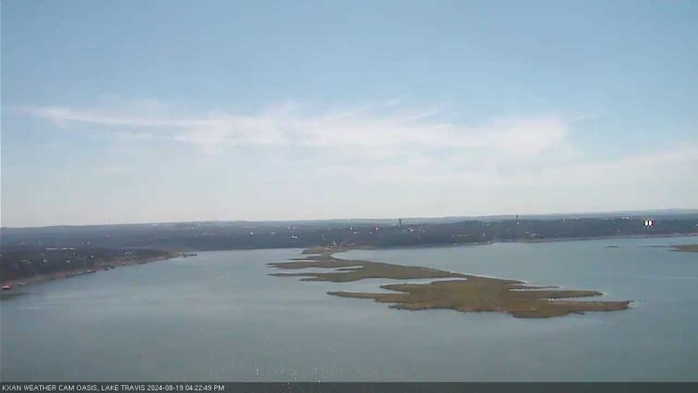 Lake Travis webcam, August 19, 2024 4:25 PM CT