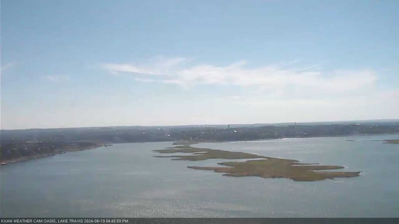 Lake Travis webcam, August 19, 2024 4:45 PM CT