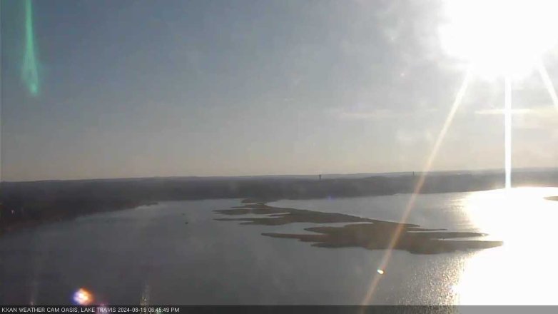 Lake Travis webcam, August 19, 2024 6:45 PM CT