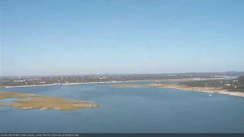 Lake Travis webcam, August 20, 2024 10:00 AM CT