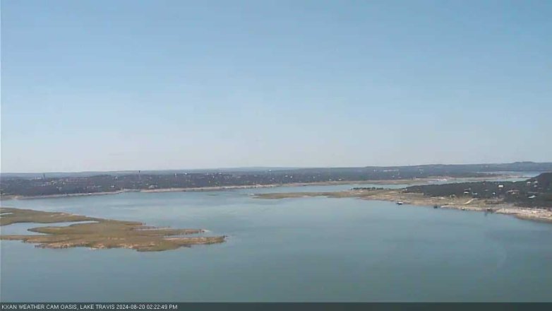 Lake Travis webcam, August 20, 2024 2:25 PM CT